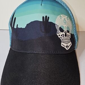 Headsweat Traditional Squaro 5 Pabel Trucker Cap With Skull